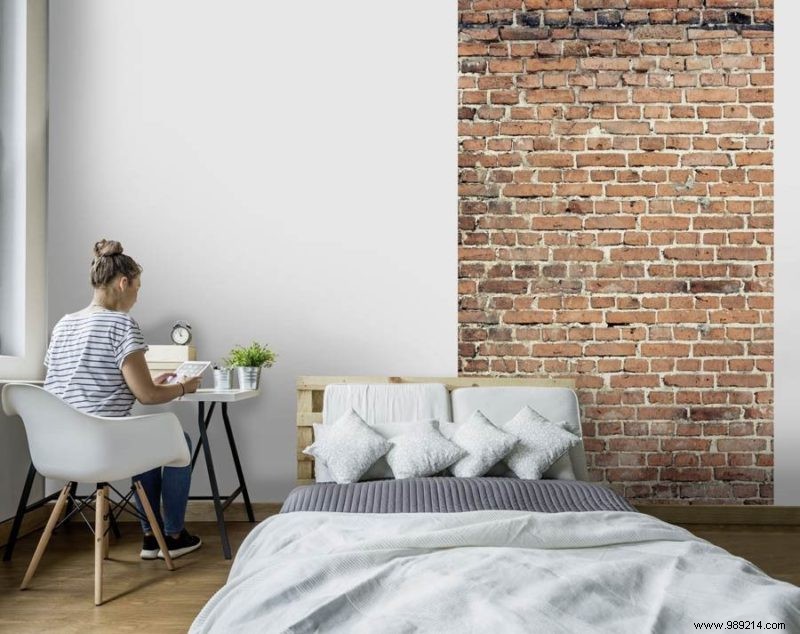 Elevate Your Bedroom with Stunning Trompe l Oeil Headboard Wallpaper