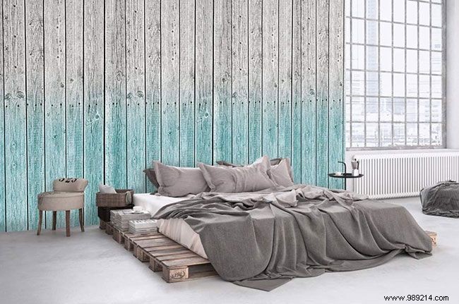 Elevate Your Bedroom with Stunning Trompe l Oeil Headboard Wallpaper