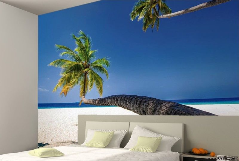 Elevate Your Bedroom with Stunning Trompe l Oeil Headboard Wallpaper