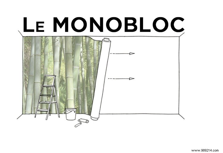 The Monoblock: Effortless One-Piece Panoramic Wallpaper