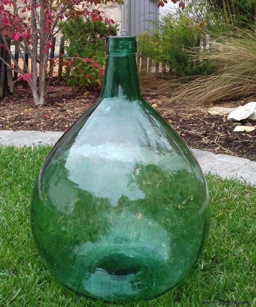 Creative Ways to Transform Demijohns into Stunning Garden Features
