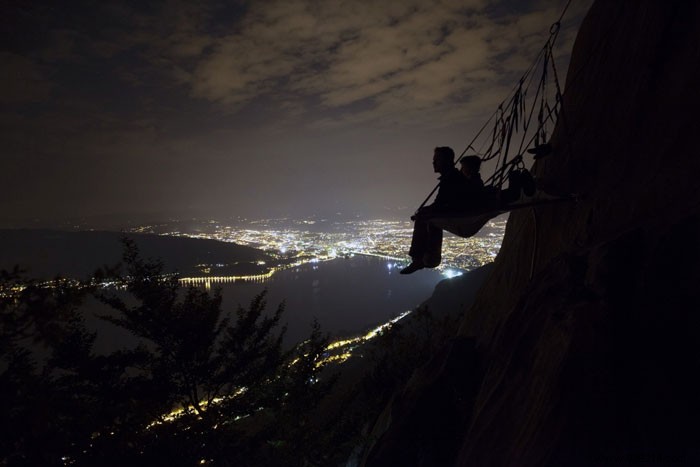 Unforgettable Cliffside Overnight: Sleep 500m Above Lake Annecy in a Portaledge