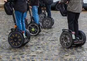 Innovative Two-Wheeled Rides: Gyropod, Segway, Electric Skateboard, and Solowheel