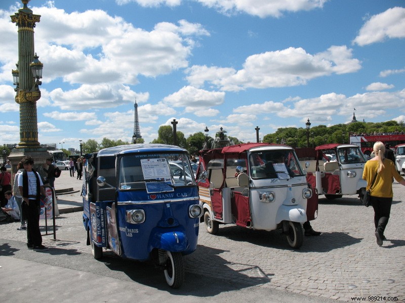 Thai Tuk-Tuks Bring Bangkok Vibes to Paris Streets