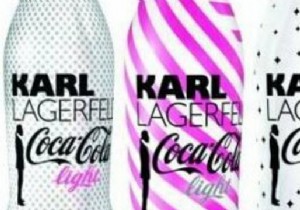 Karl Lagerfeld Unveils Three Exclusive Designs for Coca-Cola Light Bottles