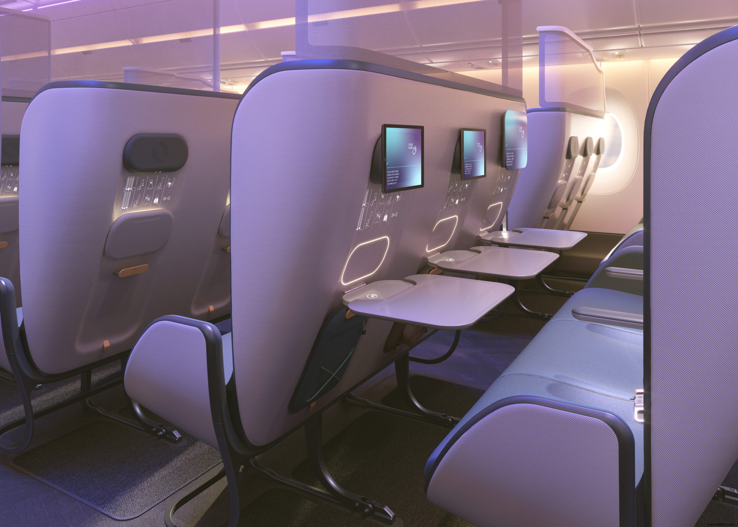 PriestmanGoode s  Pure Skies : Revolutionary Airplane Cabins for Post-Pandemic Travel