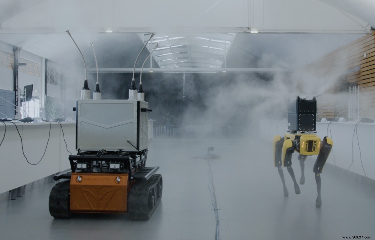 How Boston Dynamics  Spot Robot Dog Battles COVID-19: Advanced Decontamination Tech