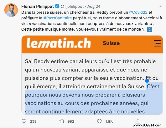 Fact Check: No  COVID-22 Super Variant  Exists – What a Swiss Immunologist Really Meant