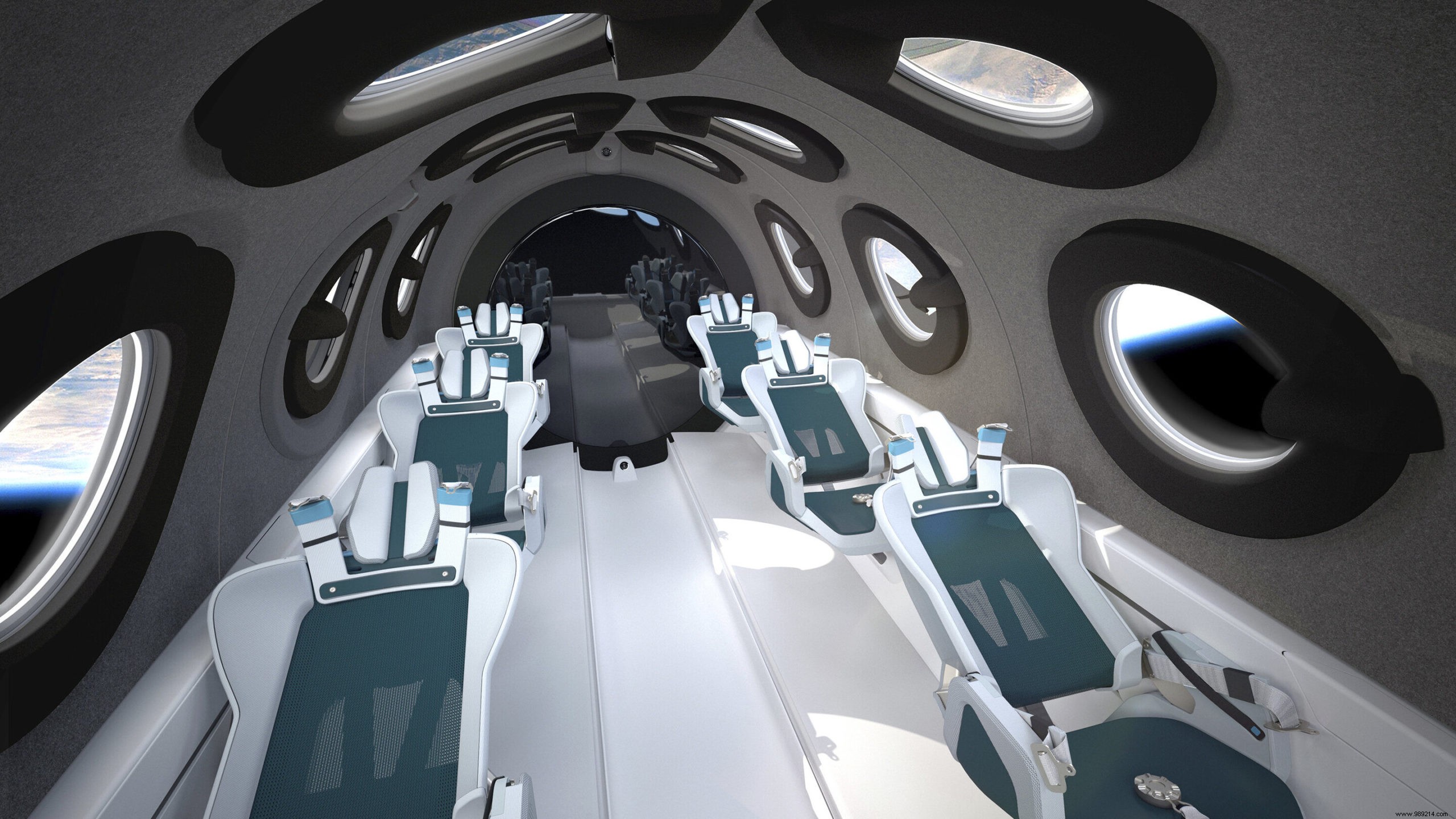 Virgin Galactic Unveils the Elegant Interior of SpaceShipTwo Cabin