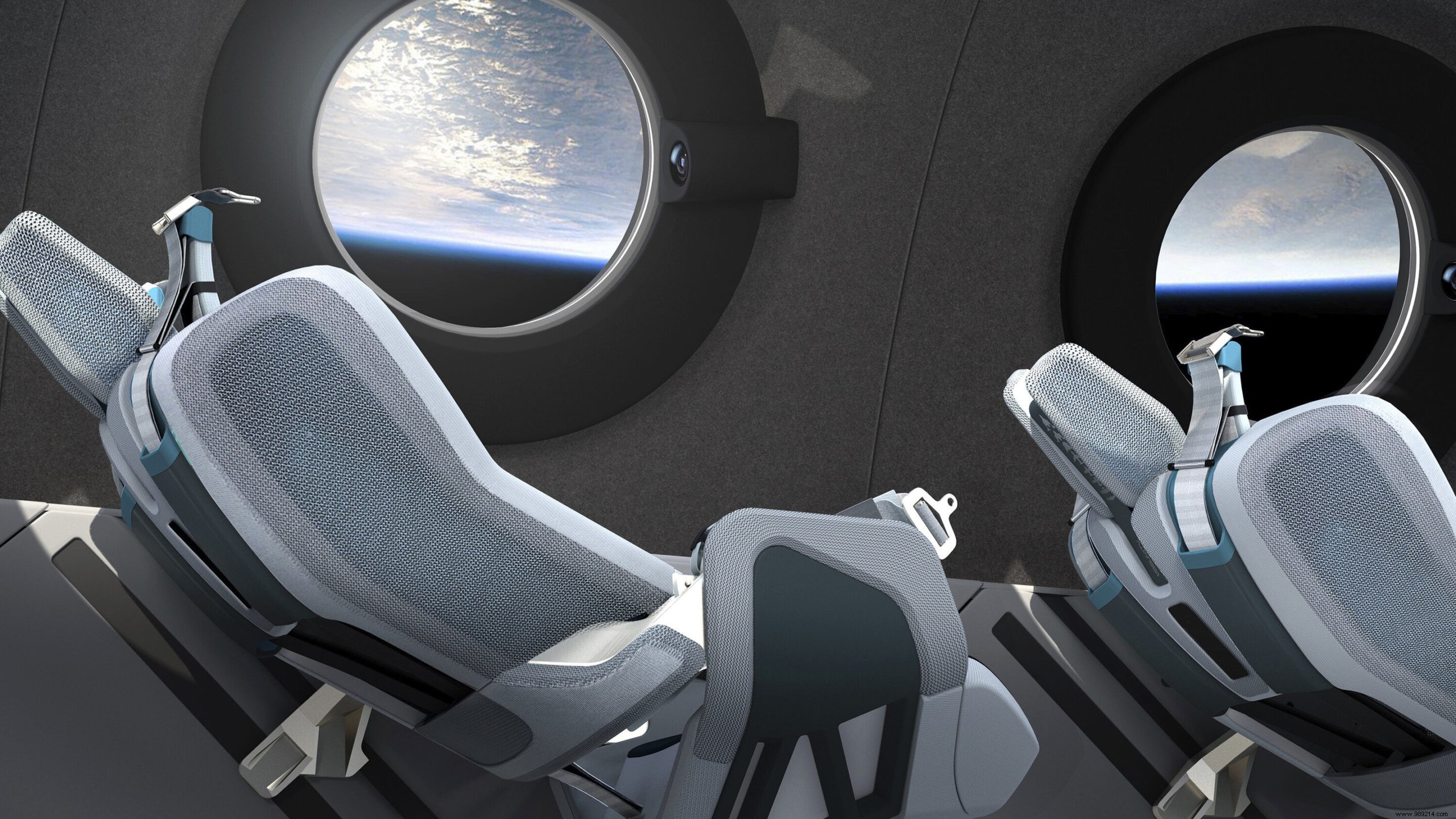 Virgin Galactic Unveils the Elegant Interior of SpaceShipTwo Cabin