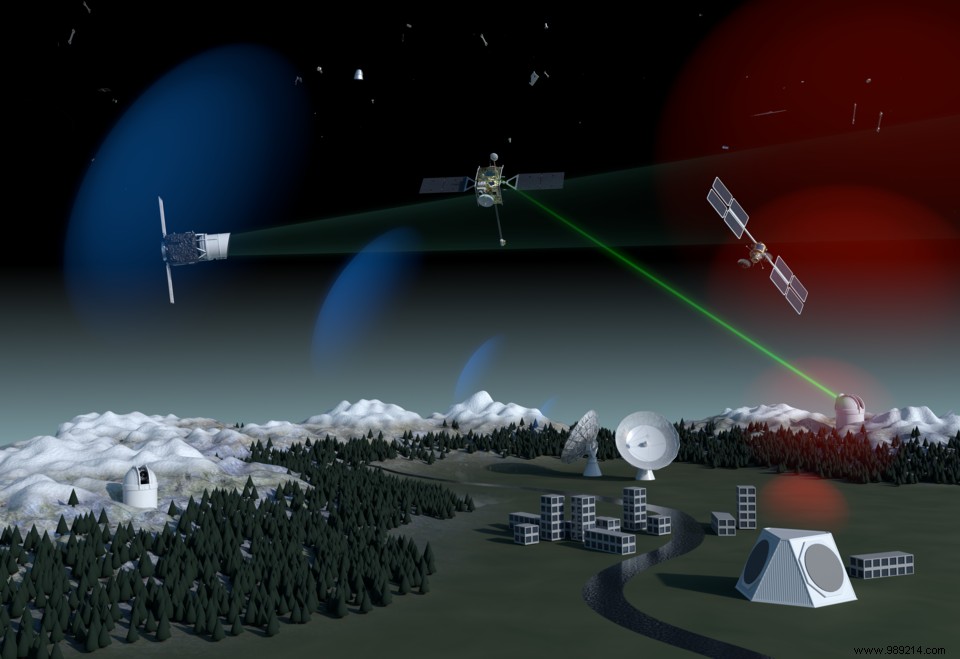 Breakthrough Daytime Laser Technique Revolutionizes Space Debris Tracking