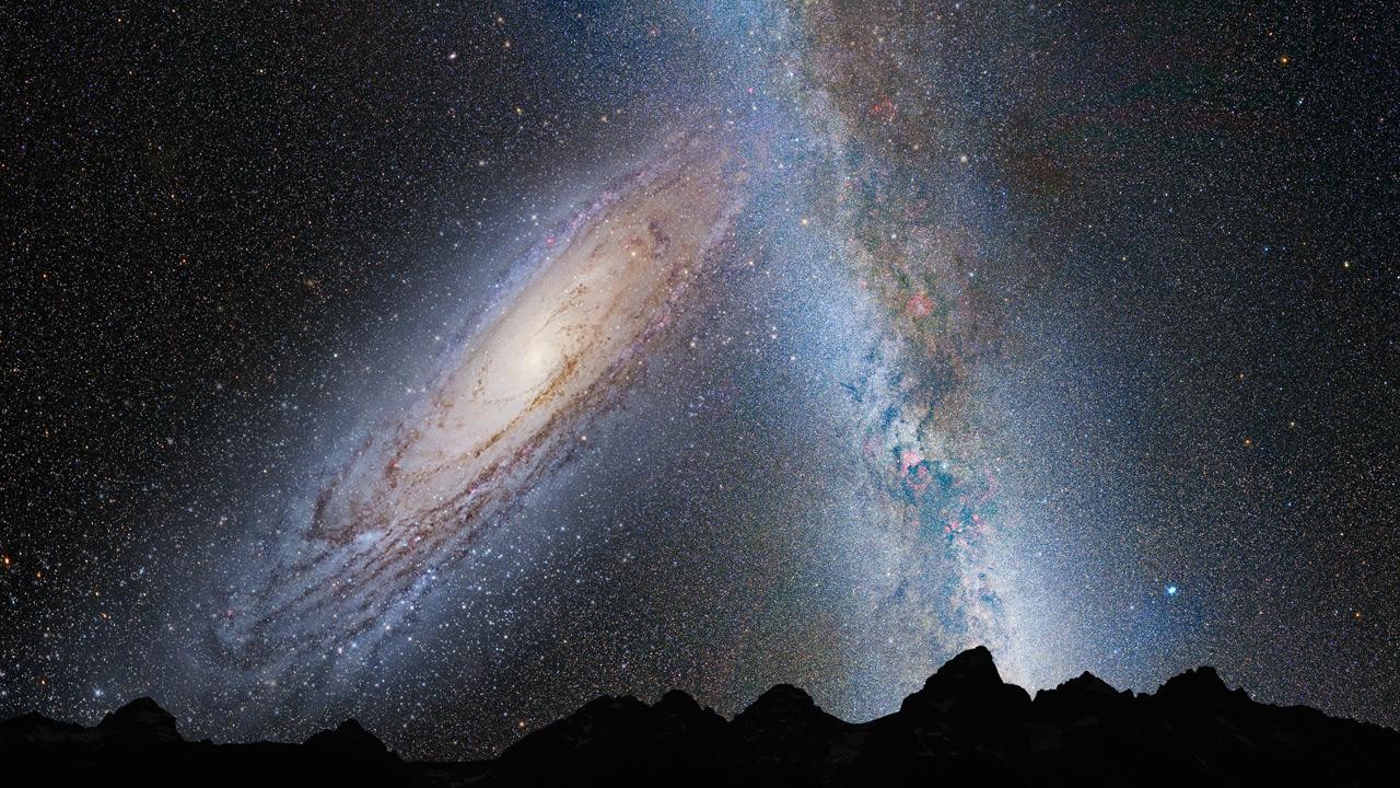 Hubble Discovery: Andromeda s Vast Halo Already Overlapping Milky Way s