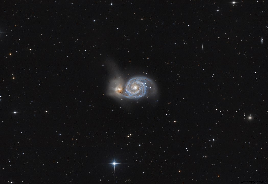 Astronomers Detect Potential First Exoplanet Beyond the Milky Way in M51 Galaxy