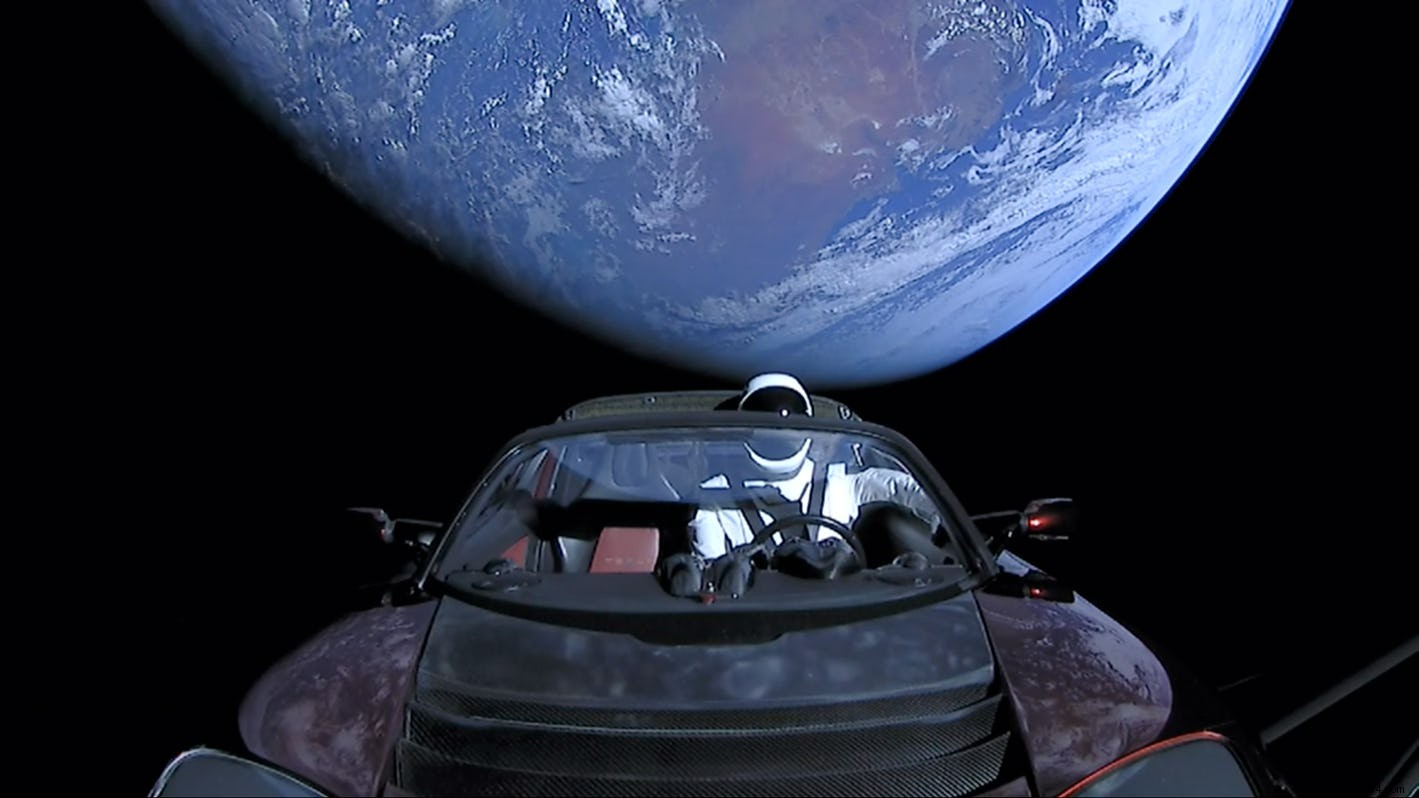 Starman and Elon Musk s Tesla Roadster Approach Second Solar Orbit Milestone