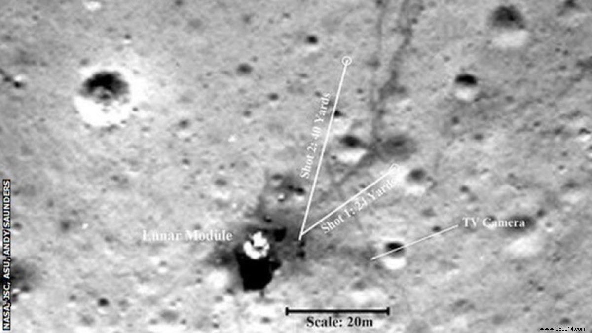 Rediscovered After 50 Years: The Exact Distance of Alan Shepard s Iconic Moon Golf Shot