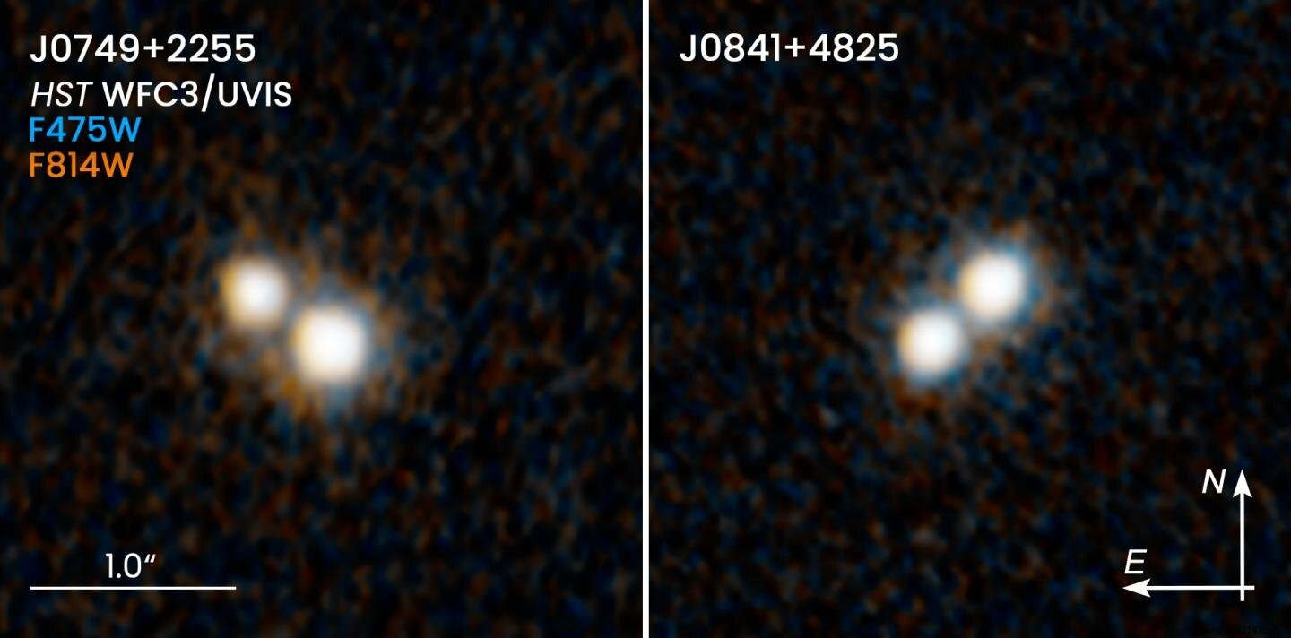 Hubble Discovers Rare Double Quasars: A Glimpse 10 Billion Years into the Early Universe