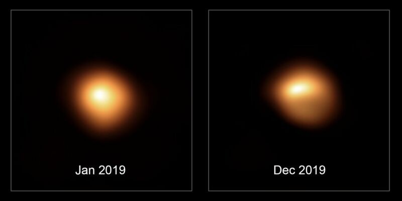 Betelgeuse Dimming Mystery Solved: ESO Images Reveal Massive Dust Cloud