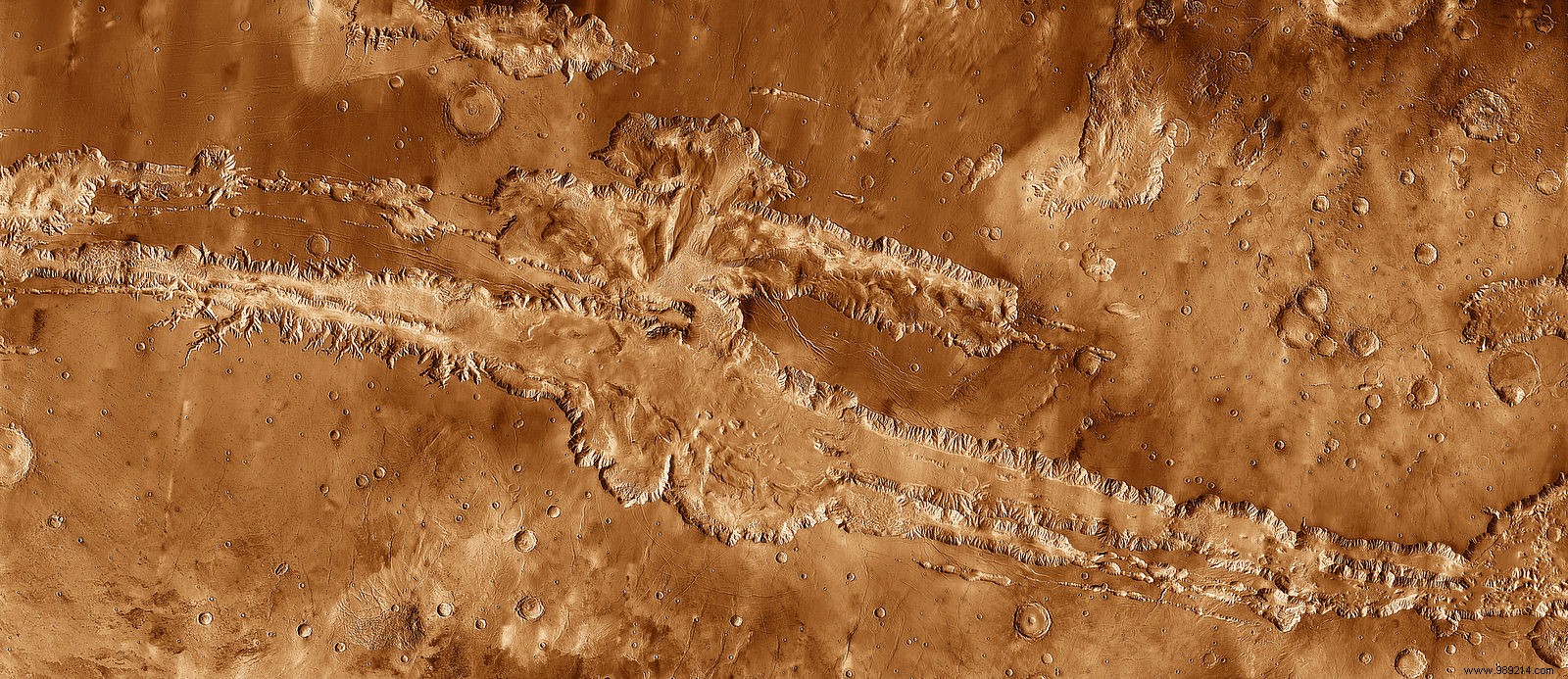 Scientists Detect Potential Vast Water Ice Reserves in Mars  Valles Marineris