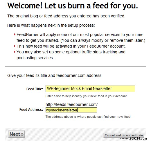 How to Build a Free Email Newsletter for Your WordPress Blog Using Feedburner