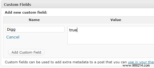 How to Add a Digg Button to Specific WordPress Posts Using Custom Fields