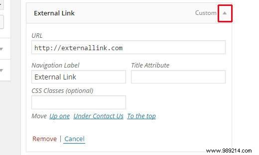How to Add Nofollow Attributes to External Links in WordPress Navigation Menus
