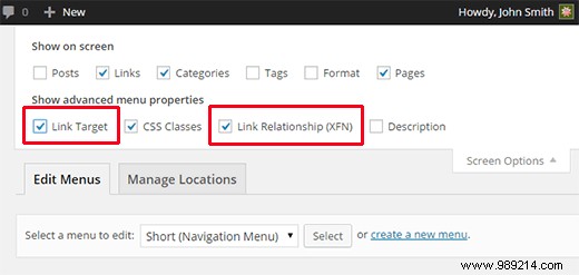 How to Add Nofollow Attributes to External Links in WordPress Navigation Menus