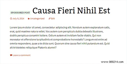 How to Automatically Add a  Sponsored  Prefix or Suffix to WordPress Post Titles