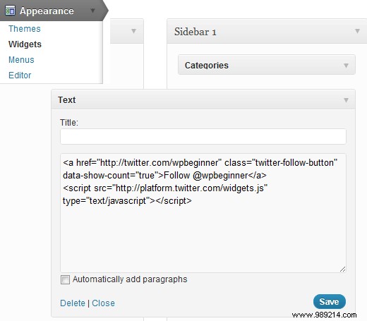 How to Add the Official X (Twitter) Follow Button to Your WordPress Site