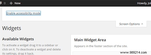 How to Add WordPress Widgets Using Accessibility Mode: A Step-by-Step Guide