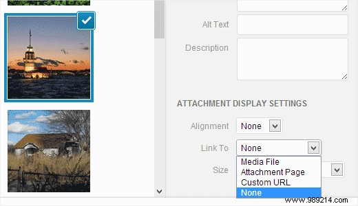 How to Disable Default Image Links in WordPress Automatically