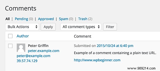 How to Disable Automatic URL Linking in WordPress Comments