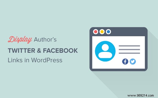 How to Display Author Twitter and Facebook Profiles on WordPress User Pages