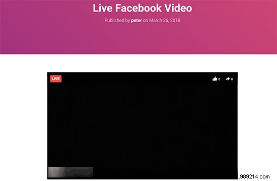 How to Embed Facebook Videos and Live Streams in WordPress: Step-by-Step Guide