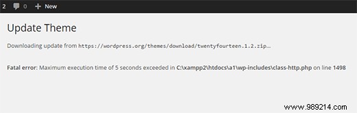 How to Fix the  Maximum Execution Time Exceeded  Fatal Error in WordPress