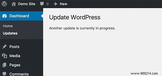 How to Fix the  Another Update Is Currently in Process  Error in WordPress