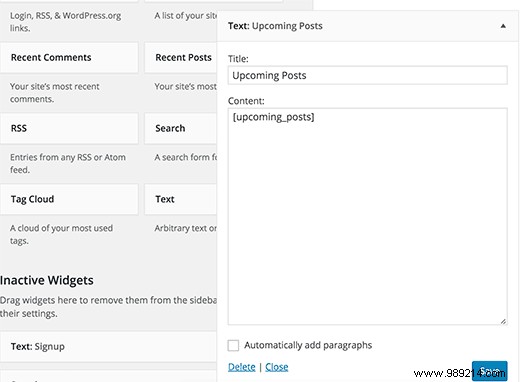 How to Display Upcoming Scheduled Posts in Your WordPress Sidebar (2 Proven Methods)