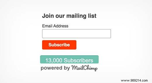 How to Display MailChimp Subscriber Count in WordPress: 2 Proven Methods