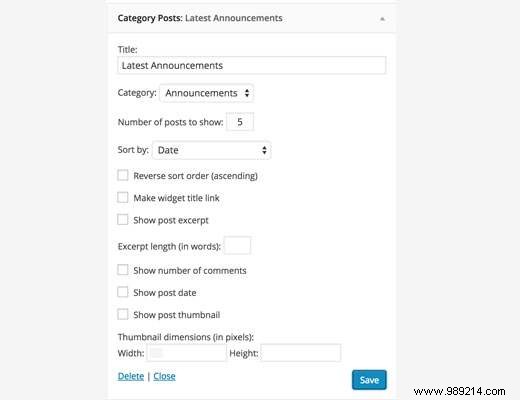 How to Display Recent Posts by Category in Your WordPress Sidebar