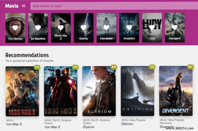 Movix: AI Delivers Spot-On Movie Recommendations – No Sign-Up Required