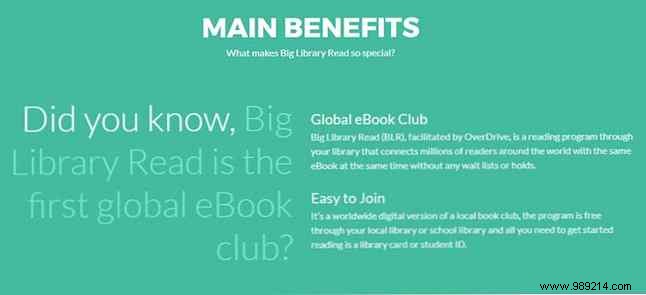 Join the World s Largest Online E-Book Club: Big Library Read