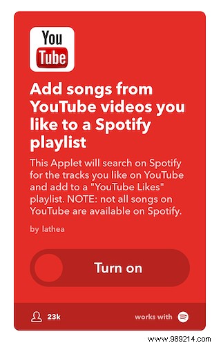 How to Automatically Build Spotify Playlists from YouTube Videos with IFTTT