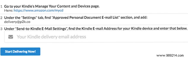 How to Automatically Send Pocket Articles to Your Kindle with P2K