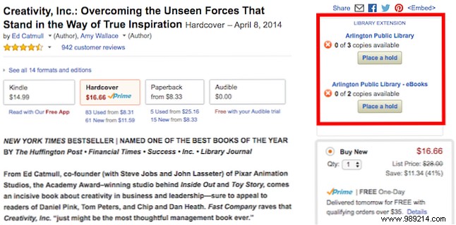 How to Check If an Amazon Book Is Available at Your Local Library Using a Free Chrome Extension