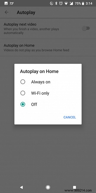 How to Disable Autoplay Videos on YouTube s Android App Home Feed