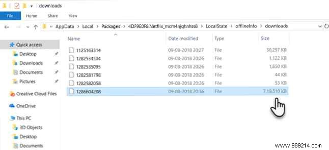 How to Find the Netflix Download Folder on Windows 10
