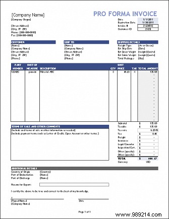 10 Essential Invoice Templates Every Freelancer Needs from Vertex42