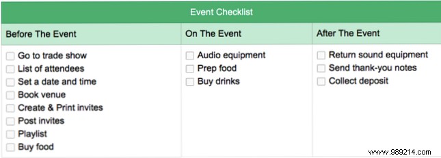 12 Practical Evernote Table Templates to Organize Your Life Seamlessly