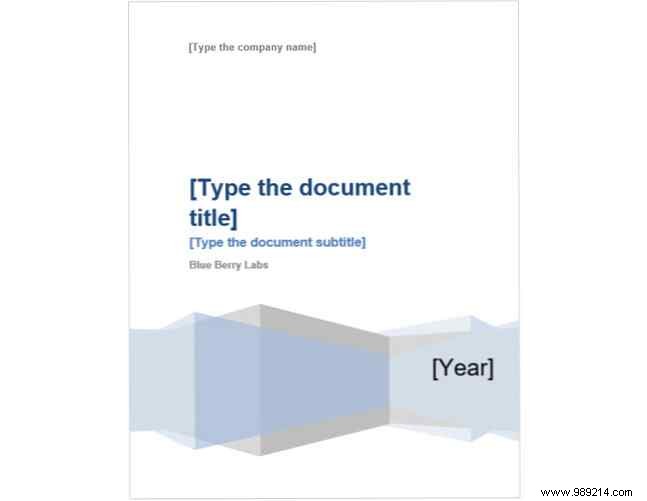 15 Professional Microsoft Word Cover Page Templates for Reports and Essays