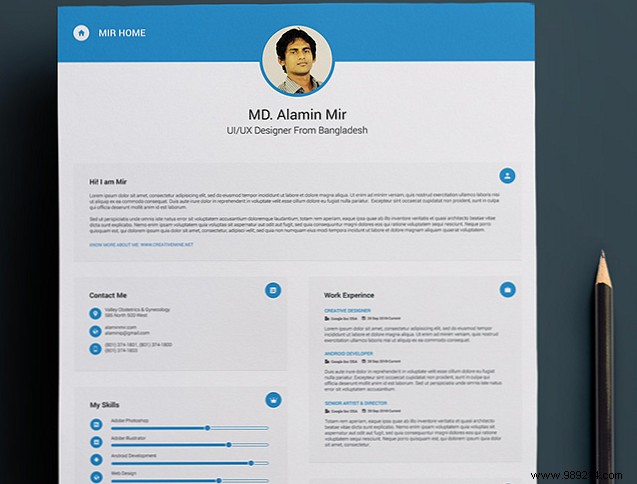 15 Expert-Picked Free Creative Resume Templates for Photoshop & Illustrator