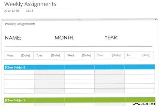15 Essential Free Checklist, Schedule, and Planner Templates for Students